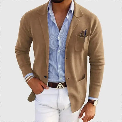 Herren Lässiger Blazer | Praktisches Design mit Taschen 4