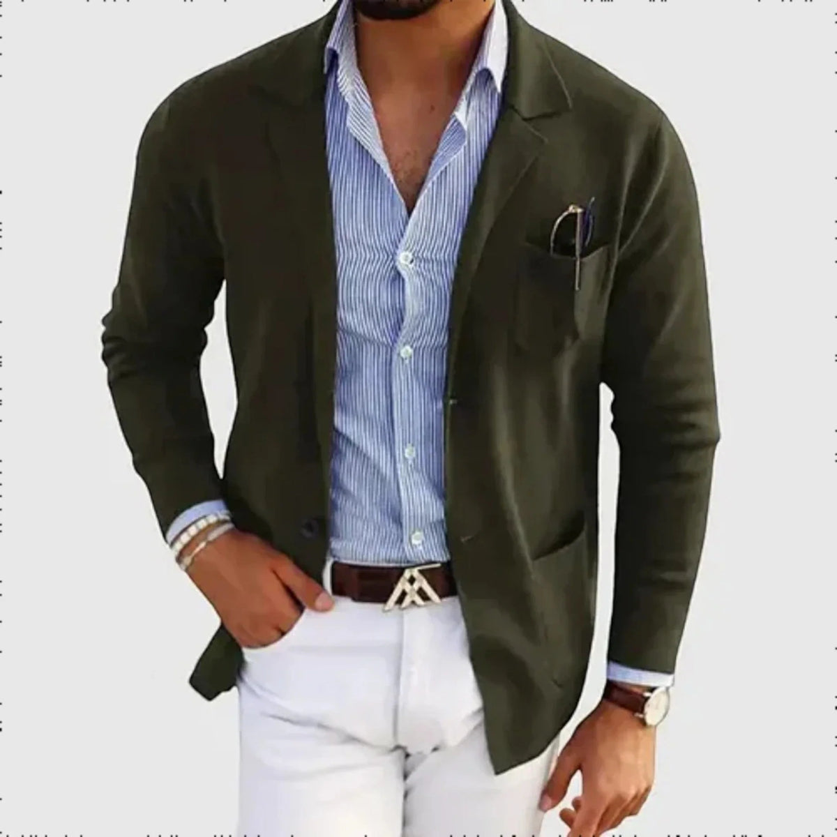 Herren Lässiger Blazer | Praktisches Design mit Taschen 6