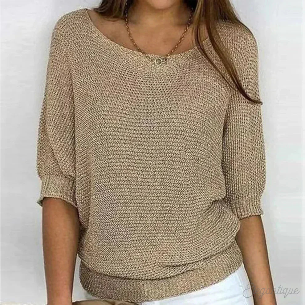 Herren Leichter Baumwollmischpullover | Bequemer Kurzarm Freizeitpullover 0