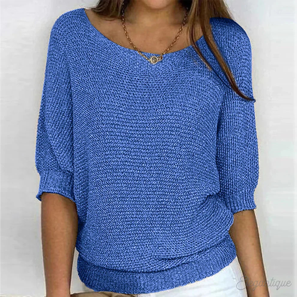 Herren Leichter Baumwollmischpullover | Bequemer Kurzarm Freizeitpullover 3