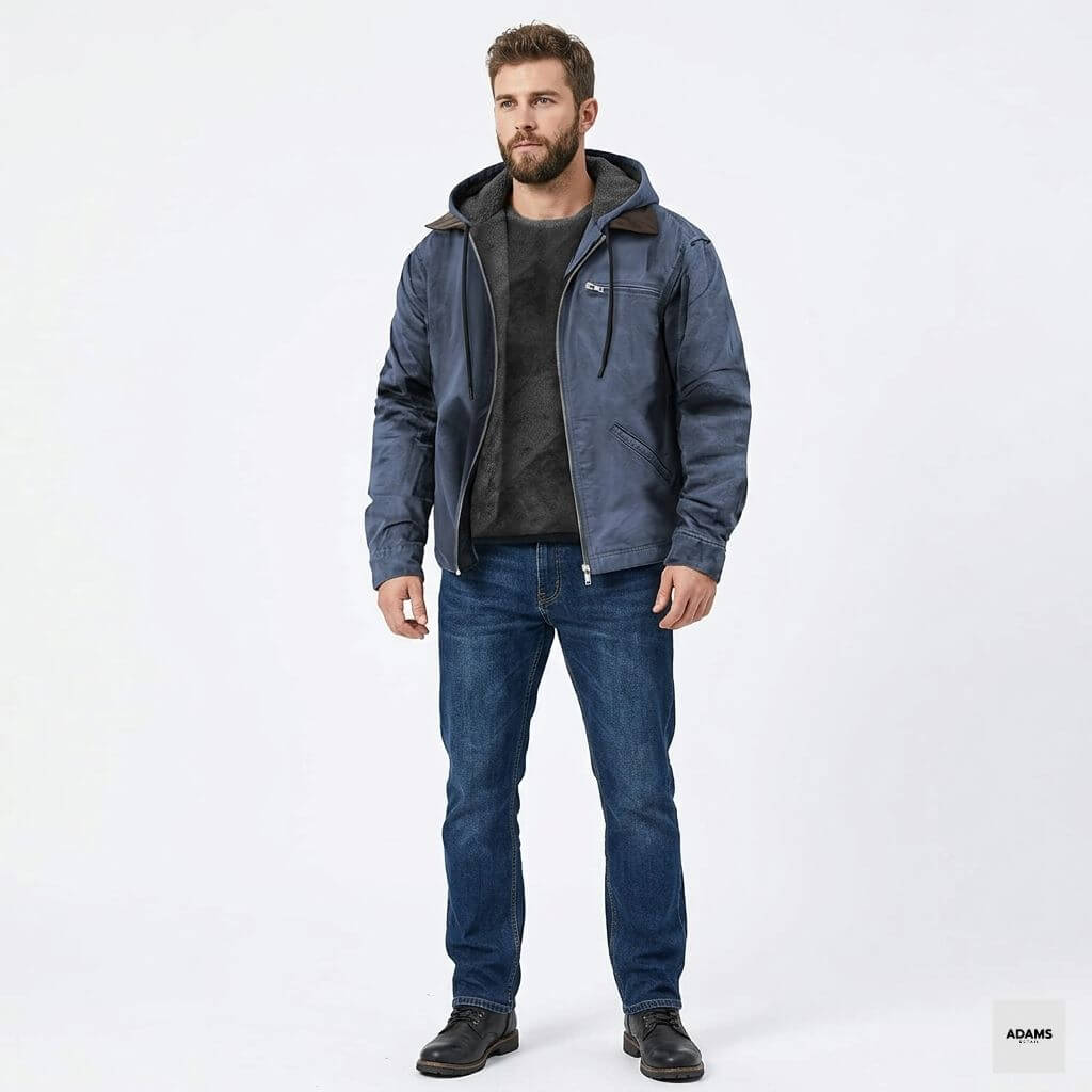 Herren Wasserdichte Outdoor-Jacke | Elegante Moderne Regenjacke 3