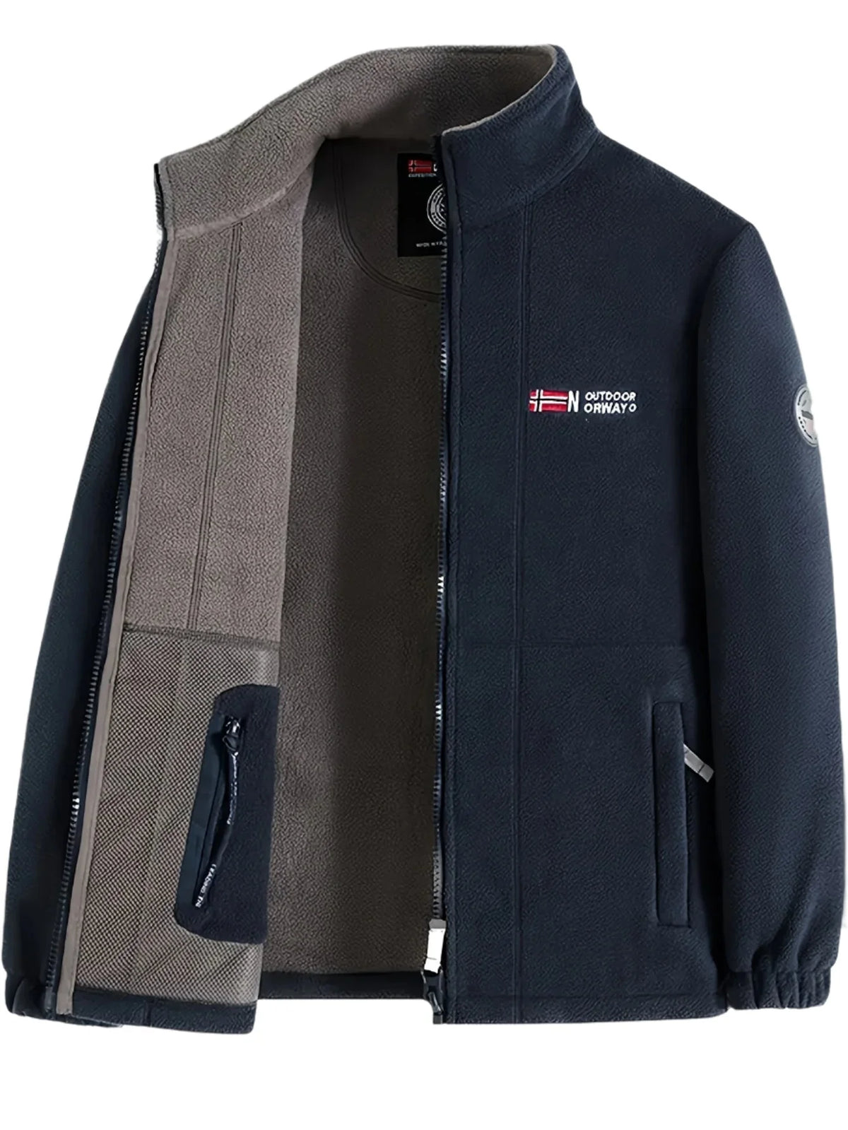 Herren Weiches Fleece | Klassische Fleecejacke für Outdoor-Aktivitäten | Wärmend und Bequem 0