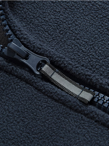 Herren Weiches Fleece | Klassische Fleecejacke für Outdoor-Aktivitäten | Wärmend und Bequem 3