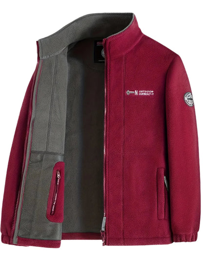 Herren Weiches Fleece | Klassische Fleecejacke für Outdoor-Aktivitäten | Wärmend und Bequem 5