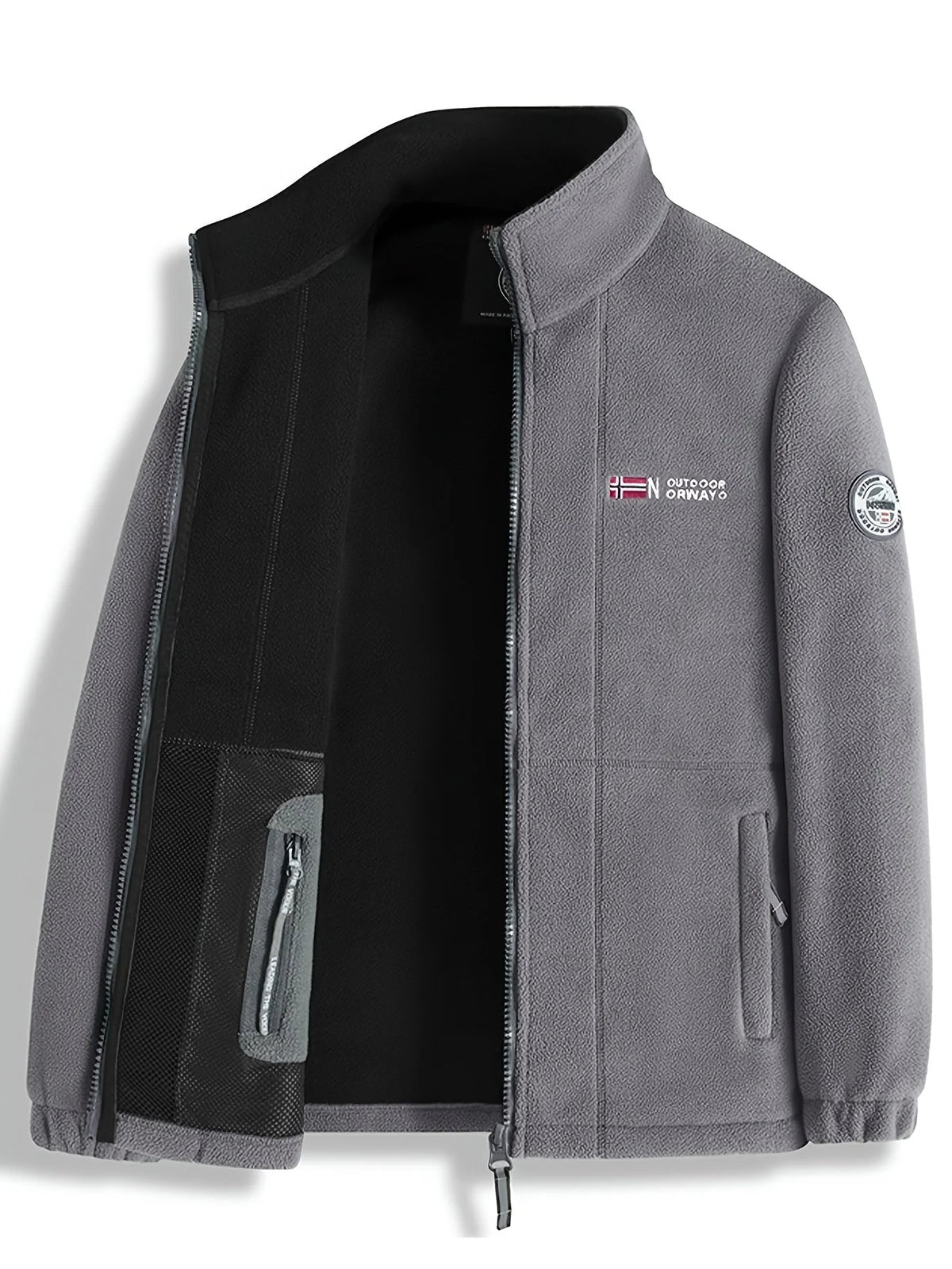 Herren Weiches Fleece | Klassische Fleecejacke für Outdoor-Aktivitäten | Wärmend und Bequem 8