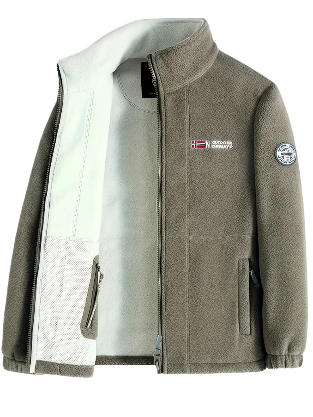 Herren Weiches Fleece | Klassische Fleecejacke für Outdoor-Aktivitäten | Wärmend und Bequem 9