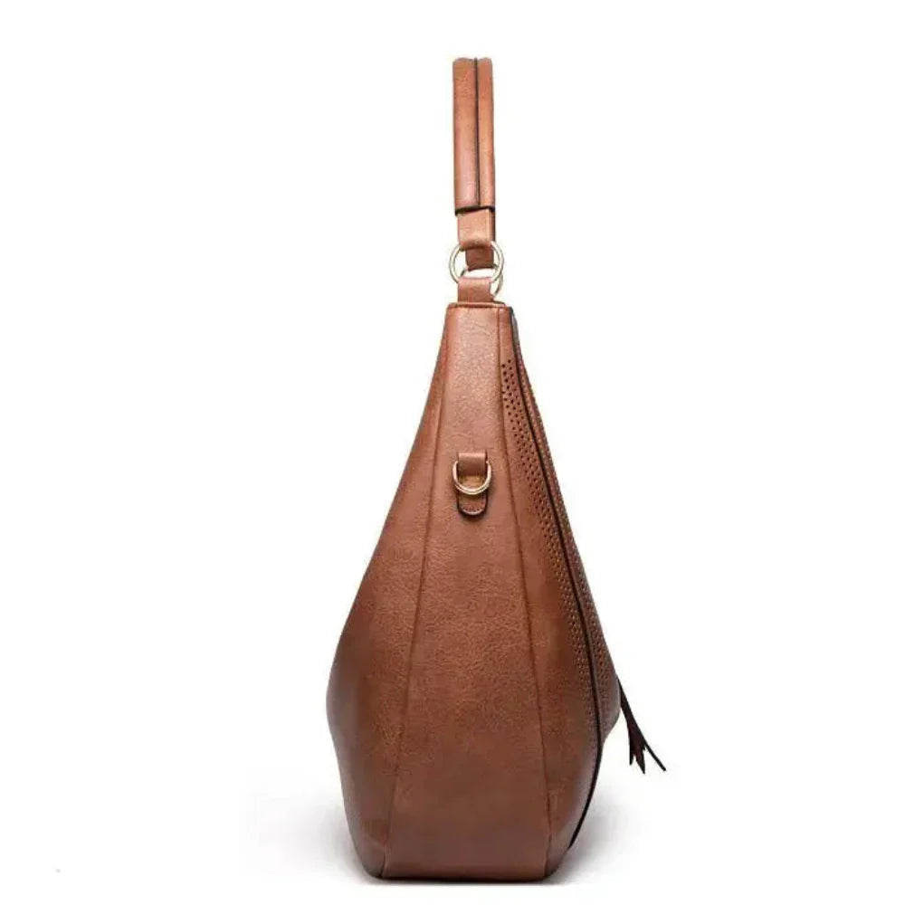 Jean | Hobo-Tasche aus veganem Leder mit verstellbarem Riemen | Stilvolles Design für jeden Tag