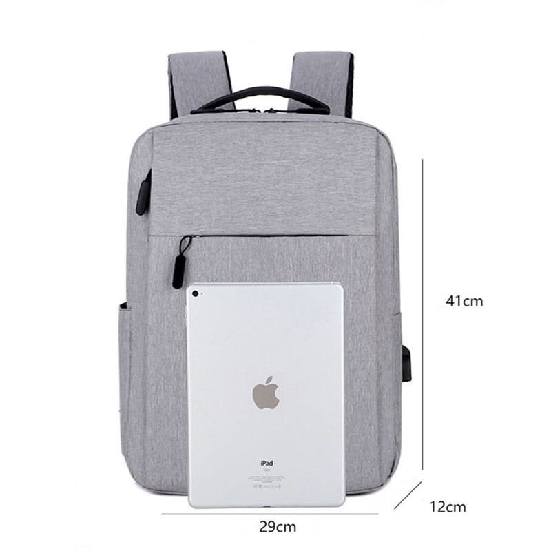 Laptop-Rucksack für Herren mit USB-Anschluss | Wasserdichtes Design für Sicherheit und Organisation