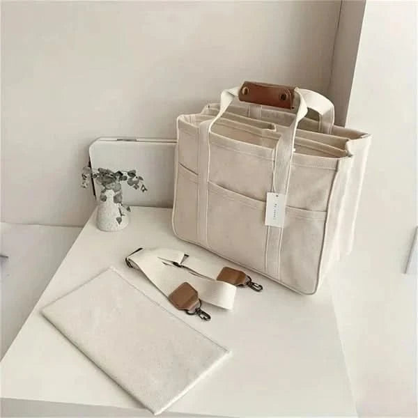 ToteChic | Canvas-Tragetasche mit geräumigem Design für vielseitige Nutzung