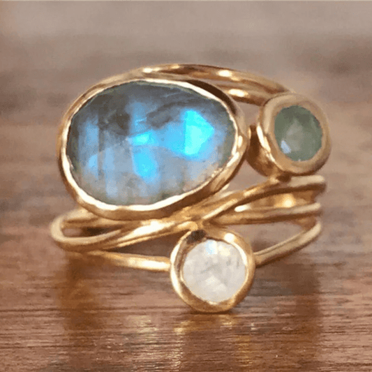Unisex Ring Mit Kristall | Eleganter Zeitloser Schmuck Für Jeden Anlass