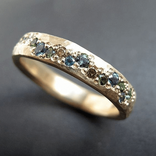 Unisex Vintage Bunter Ring | Elegantes Design für Jeden Anlass